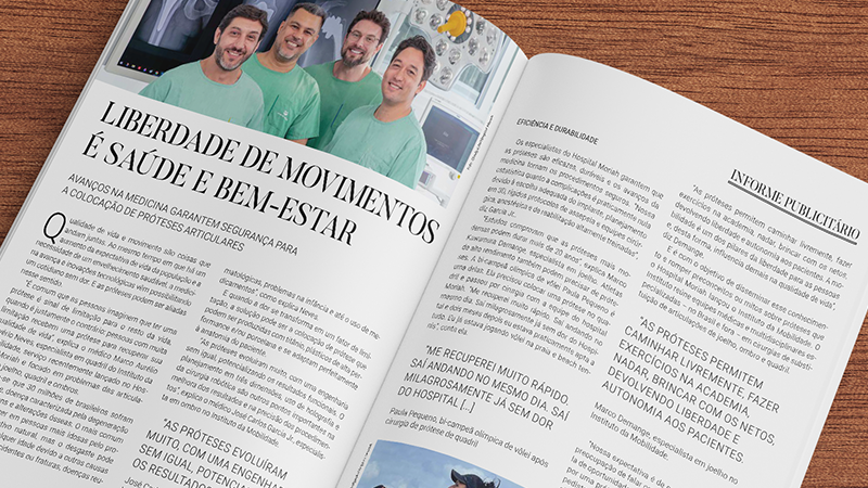 Liberdade de movimentos é saúde e bem-estar