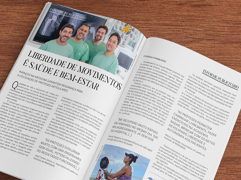 Liberdade de movimentos &eacute; sa&uacute;de e bem-estar